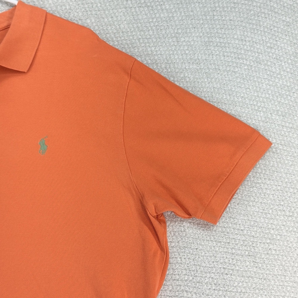 Polo Ralph Lauren Polo Shirt Mens XL Orange Short Sleeve Preppy Designer Casual - Picture 4 of 13
